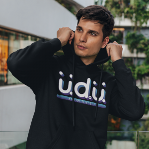 üdü Ombre Mens Hoodie